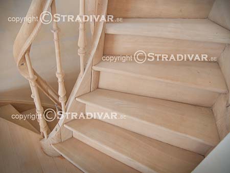gedreven trap zandstralen